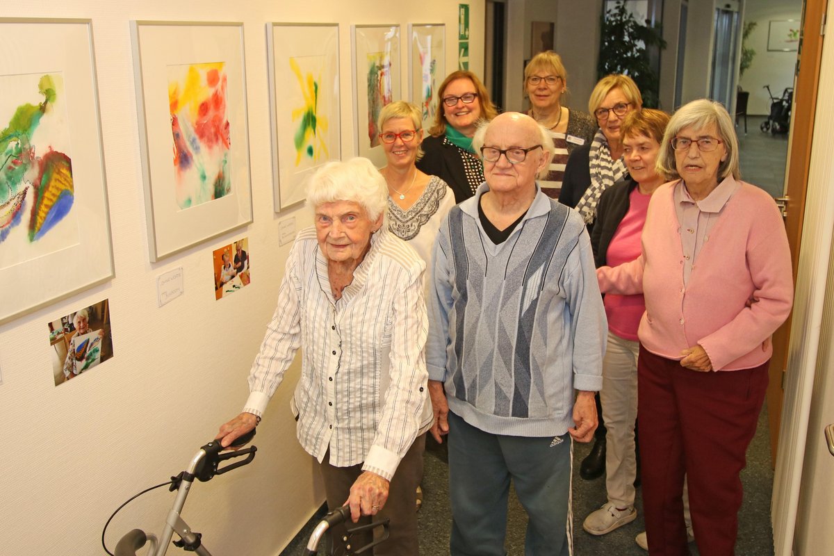 Ausstellungser Ffnung Im Friedas Frieden Stift Diakonie Im