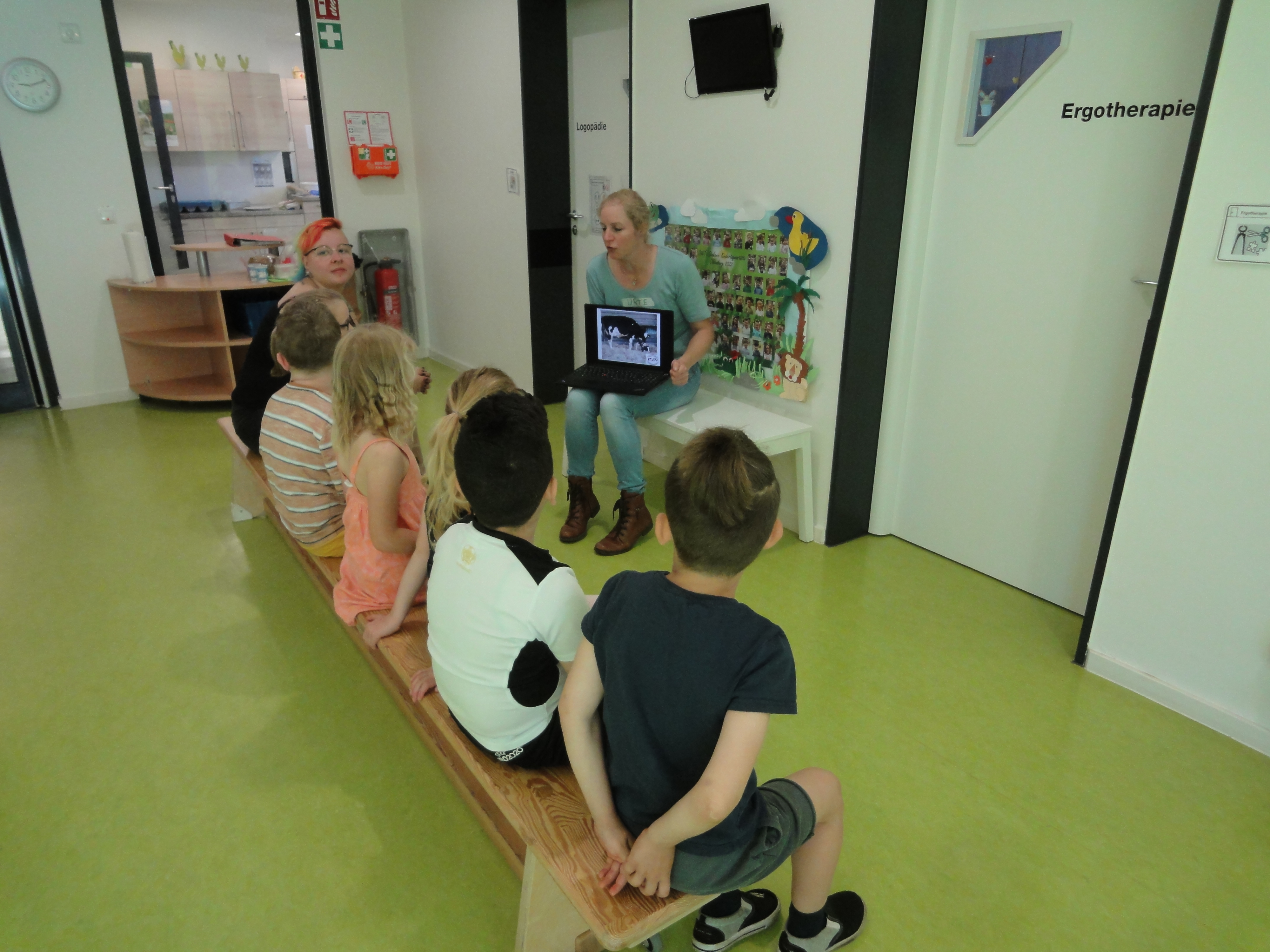 In Kooperation mit der Niedersächsischen Milchwirtschaft lernen unsere Vorschulkinder, die ABC Piraten, alles über das Thema Milch. Foto: DiKiTa